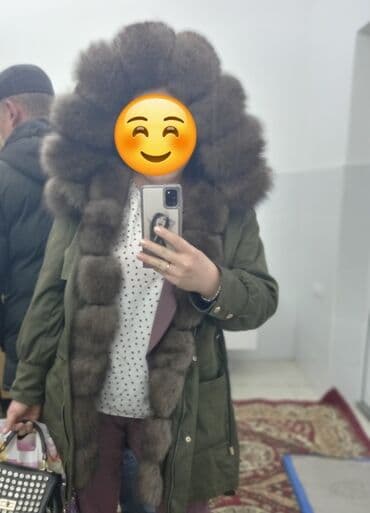 Натуральный мех очень тёплый в отличном состоянии размер 46.48