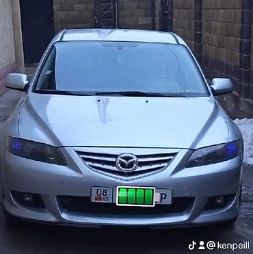 Mazda 6: 2002 г., 2 л, Механика, Бензин, Седан