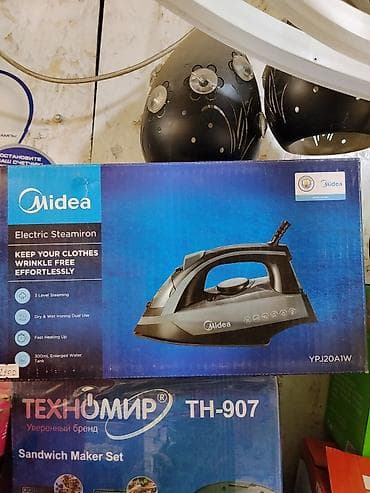 m 51: Утюг паровой Midea YPJ20A1W - Электрический паровой утюг для гладкой — 1