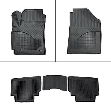 полик киа морнинг: 3D Резиновые Полики Для салона Kia, цвет - Черный, Новый, Платная доставка, Самовывоз — 1