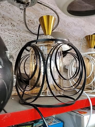 лампы для кафе: Подвесной светильник с декоративным абажуром - Тип: подвесной — 2