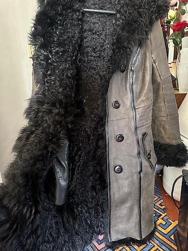 родий: Невероятно теплая дубленка из натуральной кожи и меха каракуля(ягненка — 1