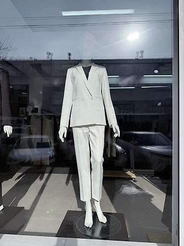 зауженные: Брючный костюм, Зауженные, Made in KG — 6