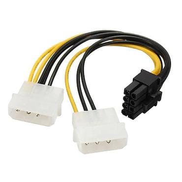 Кабель питания для видеокарты 8 pin - 2 x molex 3 pin (male)