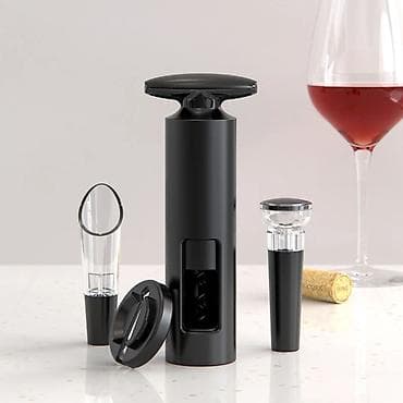 Набор для вина Self‑Pull Corkscrew Set — открой, подай и сохрани at lalafo.kg Набор для вина Self‑Pull Corkscrew Set — открой, подай и сохрани