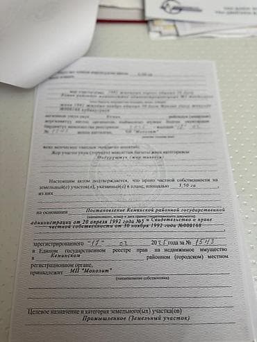 Жер тилкелери: 350 соток, Бизнес үчүн — 9