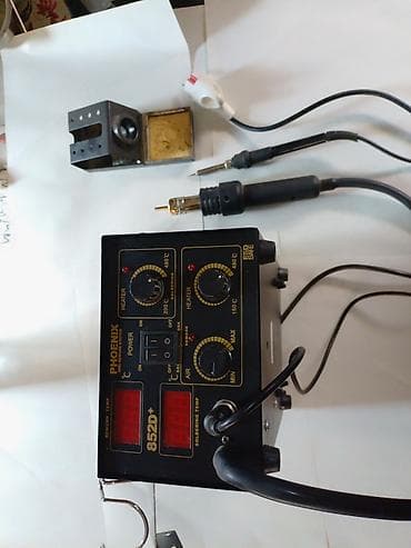 Паяльная станция PHOENIX 852D+ (2-в-1): фен + паяльник Описание: -