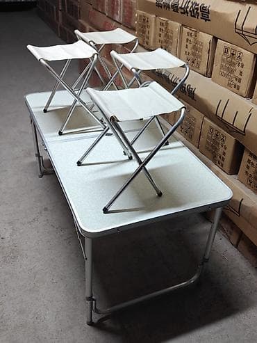 Тумбалар: Складные походные столы и табуреты от 1500 и выше Описание: - — 2