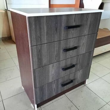 тумбы комоды с зеркалом: Комод для одежды, Новый, С зеркалом, ЛДСП, цвет - Белый, Бесплатная доставка — 9