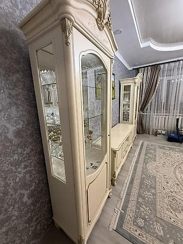 куплю шкаф бу: Гарнитур для зала, Б/у, Кресло, Диван, Тумба под ТВ, Дерево, Самовывоз, цвет - Бежевый — 2