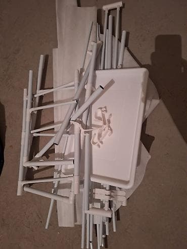 полка для обуви и вешалка: Полка для вещей и одежды, Пластик — 5