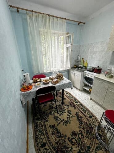отдых на иссык куле тамчы: 3 бөлмө, 61 кв. м, 105-серия, 1 кабат, Эски ремонт — 4