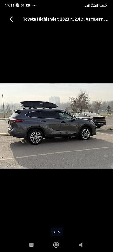 крыло хайлендер: Toyota Highlander: 2023 г., 2.4 л, Автомат, Бензин, Кроссовер — 2