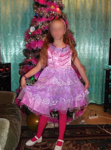 волейбольные формы: Детское платье, цвет - Фиолетовый, Новый — 3