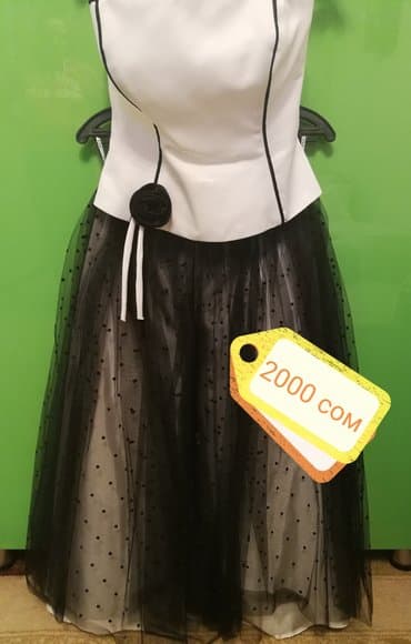 вечерний костюм: Вечернее платье, Пышное, Корсет, S — 1