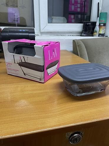 куплю банки стеклянные: Пищевой контейнер, цвет - Серый — 2