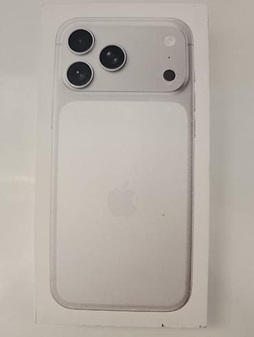 IPhone 17 Pro Max, Новый, 256 ГБ, Белый, Коробка, 100 %