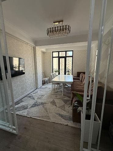 osh flat: 2 комнаты, 63 м², Асанбай мкр Элитка, 5 этаж, Евроремонт — 10