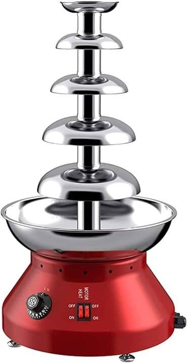 шоколад: Шоколадный фонтан Характеристики: Уровней - 5; Подключение - 220В — 1