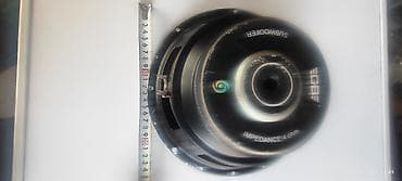 зимний цеп: Динамик Сабвуфера GB с максимальной мощностью 1200 Вт. Имеет круглую — 2