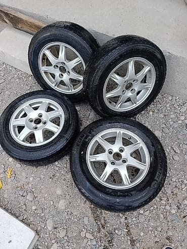 galaxy fit: Литые Диски R 14 Hyundai, Комплект, отверстий - 4, Б/у — 1