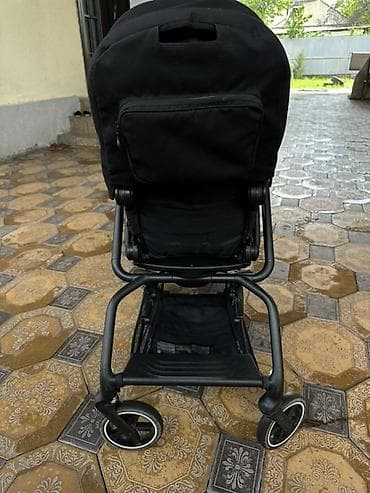 Коляскалар: Балдар арабасы, Cybex, түсү - Кара, Колдонулган, Өзү алып кетүү — 1