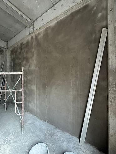 лазерный дальномер рулетка: Механизированная штукатурка стен - Нанесение раствора станцией под — 2