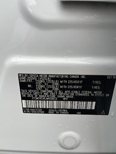 sprinter 4 4: Toyota RAV4: 2018 г., 2.5 л, Автомат, Бензин, Кроссовер — 7