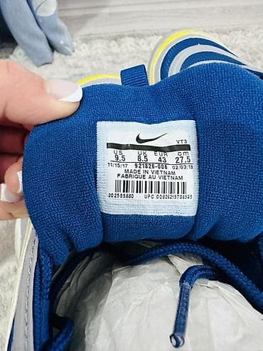 Мырзалардын бут кийими: Эркектердин кроссовкасы, 43, Nike, Колдонулган, түсү - Көк, Өзү алып кетүү — 3