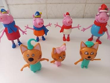Наборы 3 кота и свенка пепа + отдам игру at lalafo.kg Наборы 3 кота и свенка пепа + отдам игру