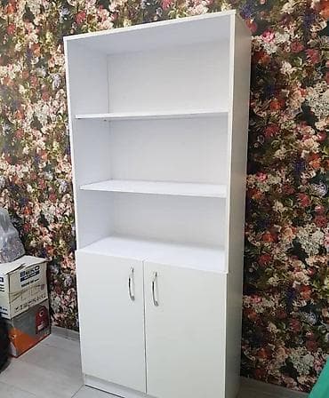 Офисный стеллаж, Новый, ЛДСП, цвет - Белый at lalafo.kg Офисный стеллаж, Новый, ЛДСП, цвет - Белый