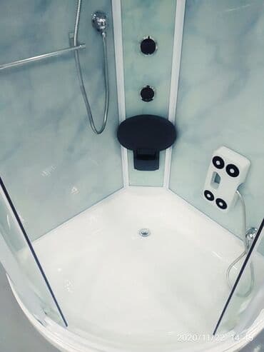 купить бак для душа: Душевая кабина №8067 размер(100*100)белый цена 35600сом наш адрес — 3