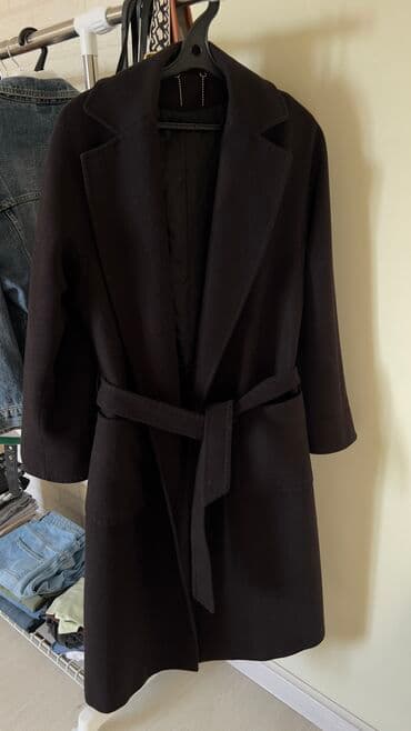 б у платье: Пальто, Халат, Зима, Кашемир, Длинная модель, С поясом, S — 2