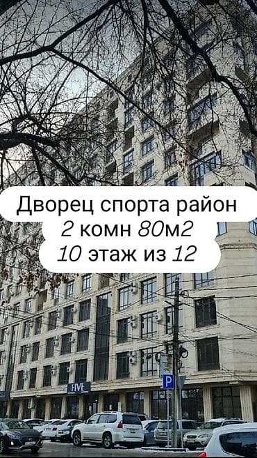 Недвижимость: 2 комнаты, 80 м², Дворец спорта Элитка, 10 этаж, Евроремонт — 1