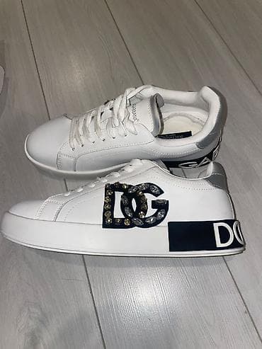 Мужская обувь: Кроссовки, 38.5, 39, Dolce & Gabbana, Новый, цвет - Белый, Самовывоз, Платная доставка — 5