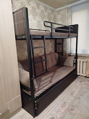 Двухъярусная кровать, С выкатной системой