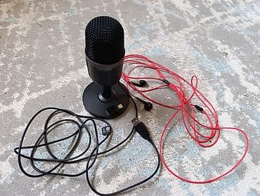 USB-микрофон TSP207на настольной подставке + проводные lalafo.kg да USB-микрофон TSP207на настольной подставке + проводные