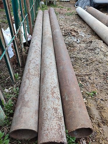 Окна и комплектующие: Round pipe, Сталь, Бесшовная, Без покрытия, Резка — 1