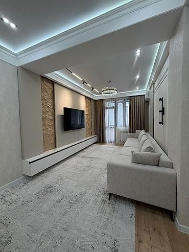 Квартиры: 2 комнаты, 75 м², Элитка, 8 этаж, Дизайнерский ремонт — 1