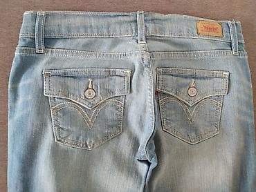 джинсы ливайс: Джинсы, Клеш, LeviS, США, Низкая талия, M — 3