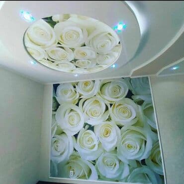 каркасные дома проекты и цены бишкек: Натяжной потолок Глянцевое, Матовое, 3D потолки Монтаж, Гарантия, Демонтаж — 1