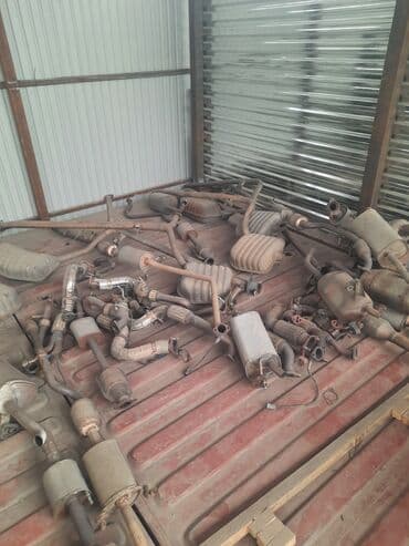 Глушитель Kia 2018 г., Б/у, Оригинал