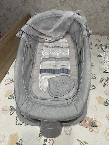 полозья: Качалка-люлька для новорождённого 2-в-1 - Форм-фактор: компактная — 2