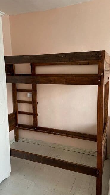 Вешалки: Лестница-кровать-чердак из массива дерева. Деревянная — 2