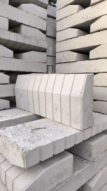 брусчатка бишкек дом брусчатки'' тротуарная плитка бордюры бишкек: Дорожный бордюр, Прессованный, Бетонный, Новый — 5