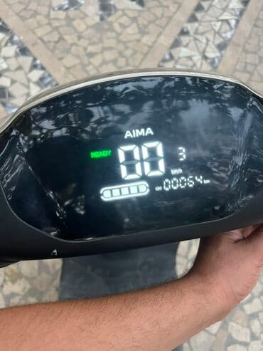 электронные мото: Электроскутер AIMA - Электропривод, бесшумный ход - Цифровая панель — 1