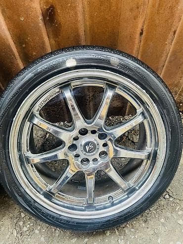 арзан ал: Дөңгөлөктөр монтажда 215 / 45 / R 18, Жай, Колдонулган, Комплект, Жеңил унаалар, Куйма, тешиктери - 5 — 4