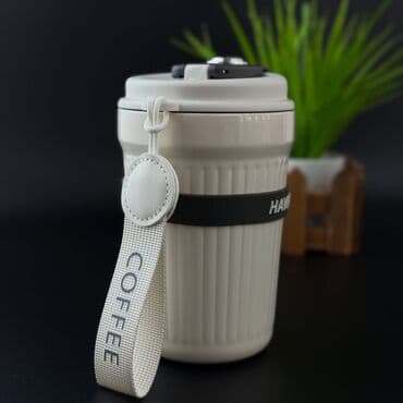 Термокружка с крышкой-непроливайкой - Материал: нержавеющая сталь