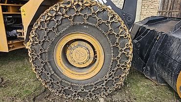 Транспорт: 3куб Противоскользящие цепи на колеса для тяжелой техники - Тип — 1