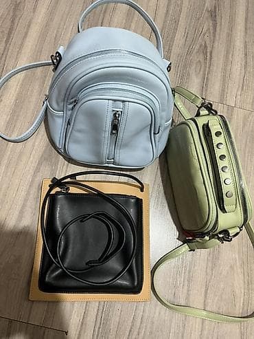 Набор из 3 женских сумок разного формата и цвета. Цена за 3 сумки 1)